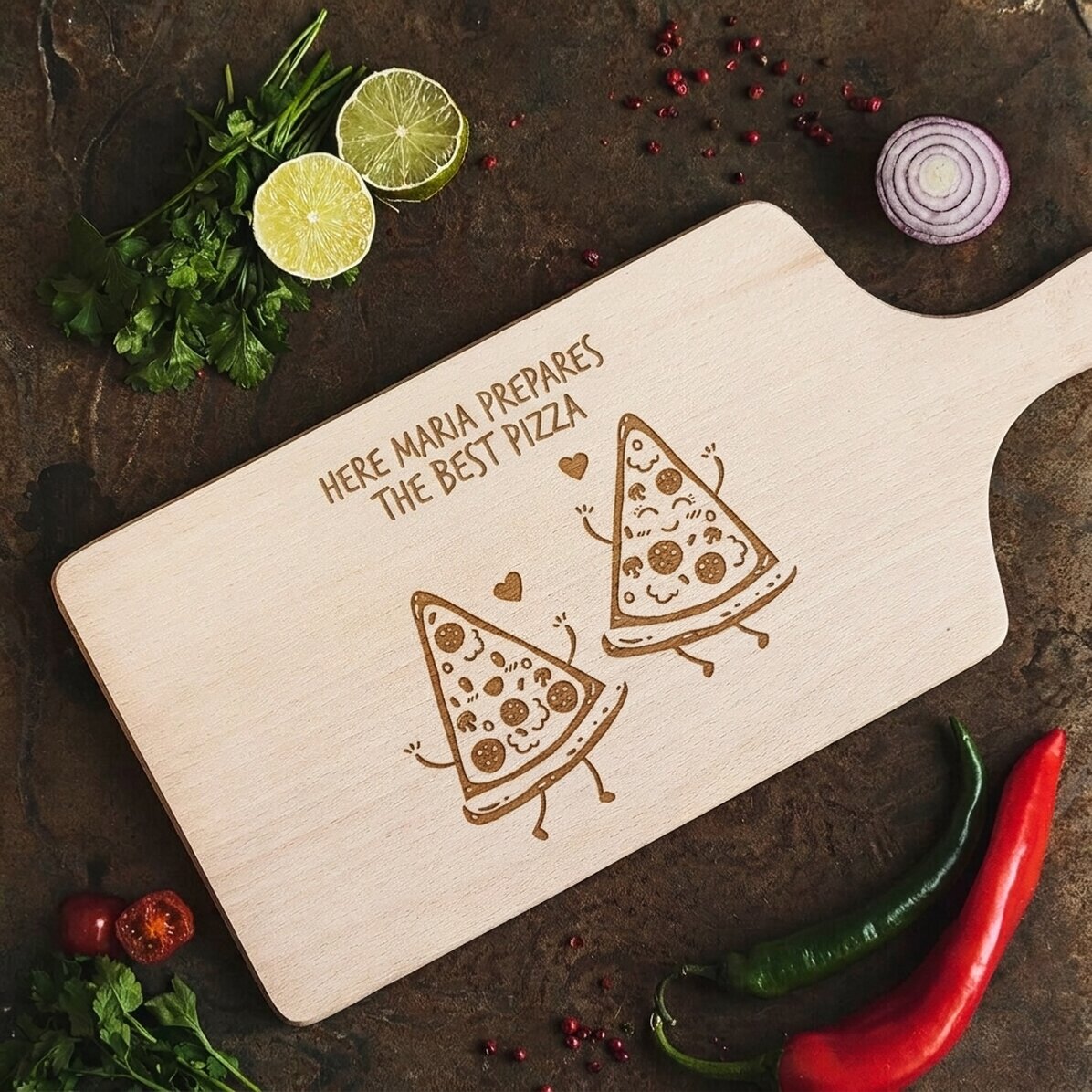 Op maat gemaakte pizzaschijver - De beste pizza