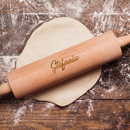 Houten draaier, gepersonaliseerd met jouw naam