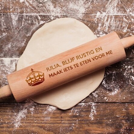 Gepersonaliseerde houten draaier - Keep Calm