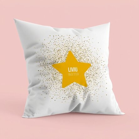 Gepersonaliseerd kussen - Star