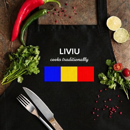 Customised apron - Cook Romanian style