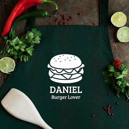 Custom Apron - Burger Lover