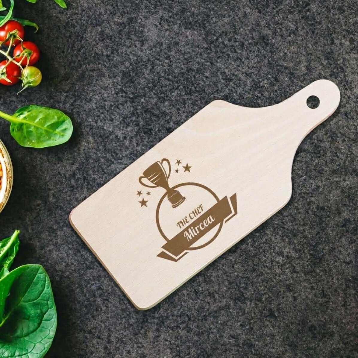 Personalised mini chopping board - Champion Chef