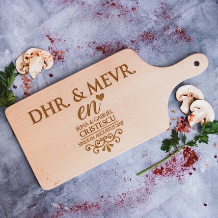 Gepersonaliseerde hakselaar - Mr & Mrs