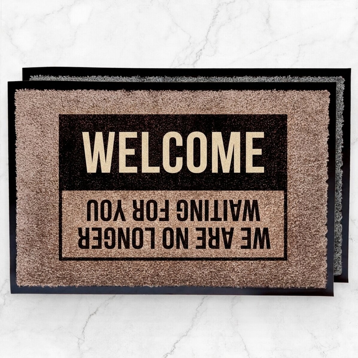 Op maat gemaakte halmat voor binnenshuis - Welcome, Goodbye