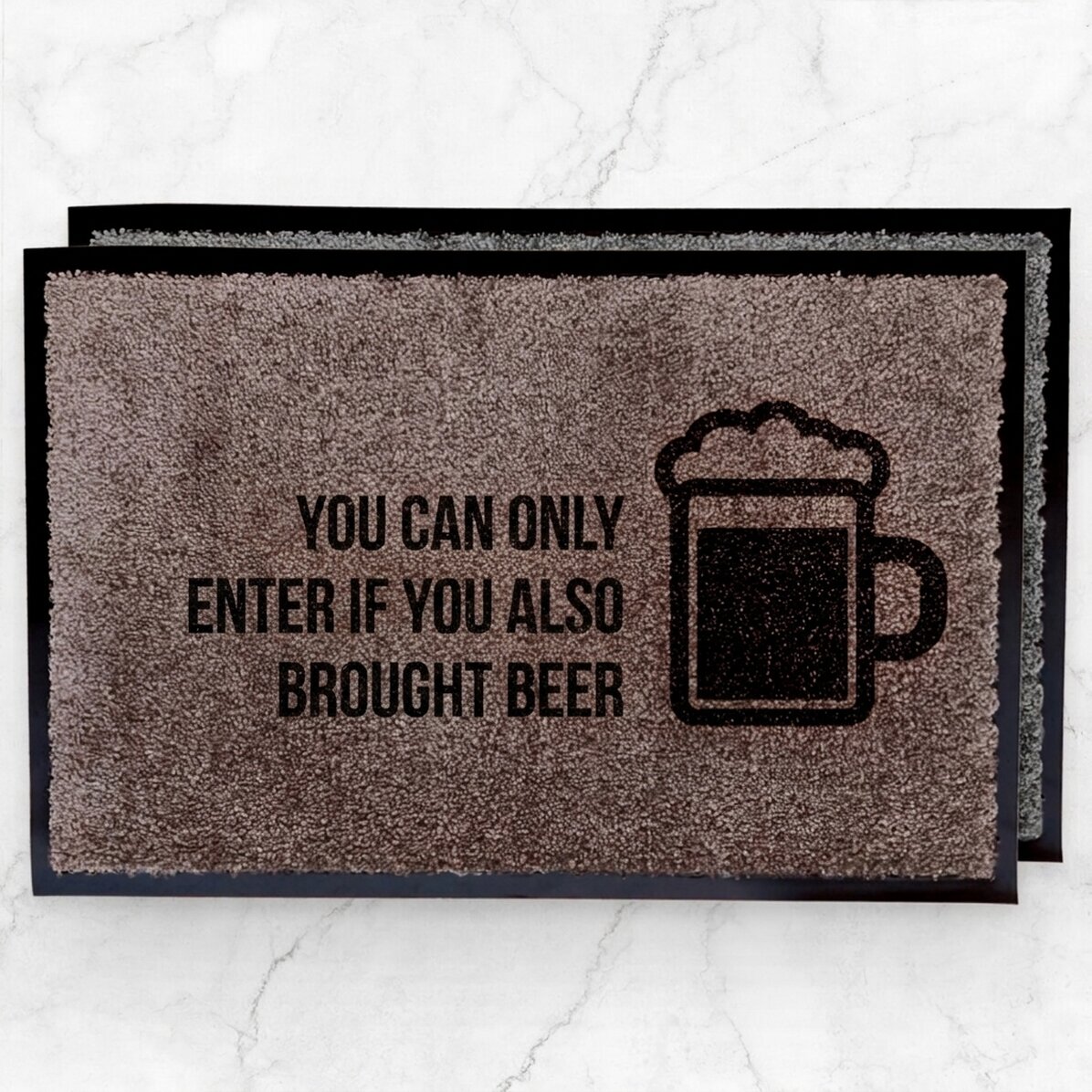 Op maat gemaakte vloermat voor binnen - Bier