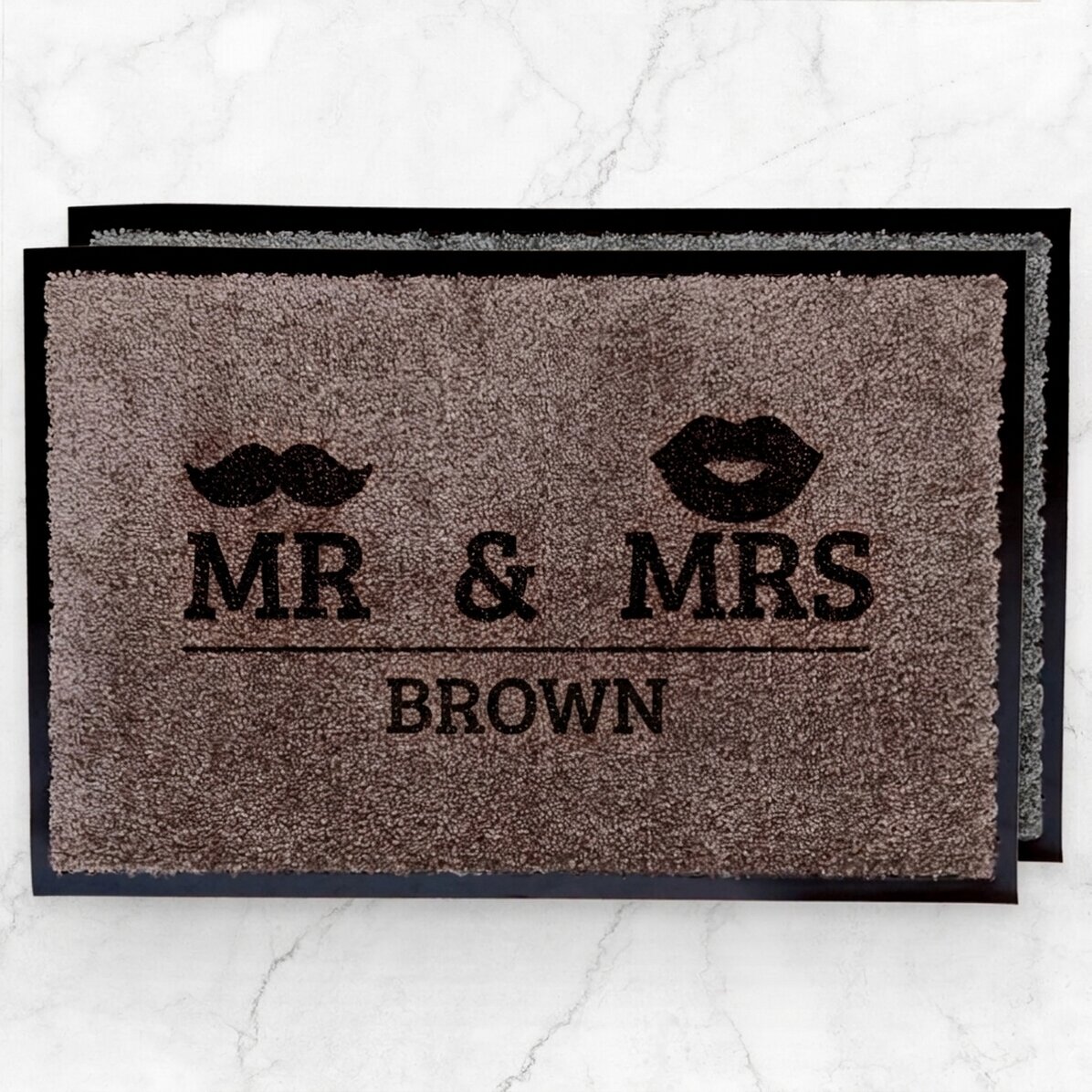 Op maat gemaakte vloerkleed voor binnen - Mr & Mrs