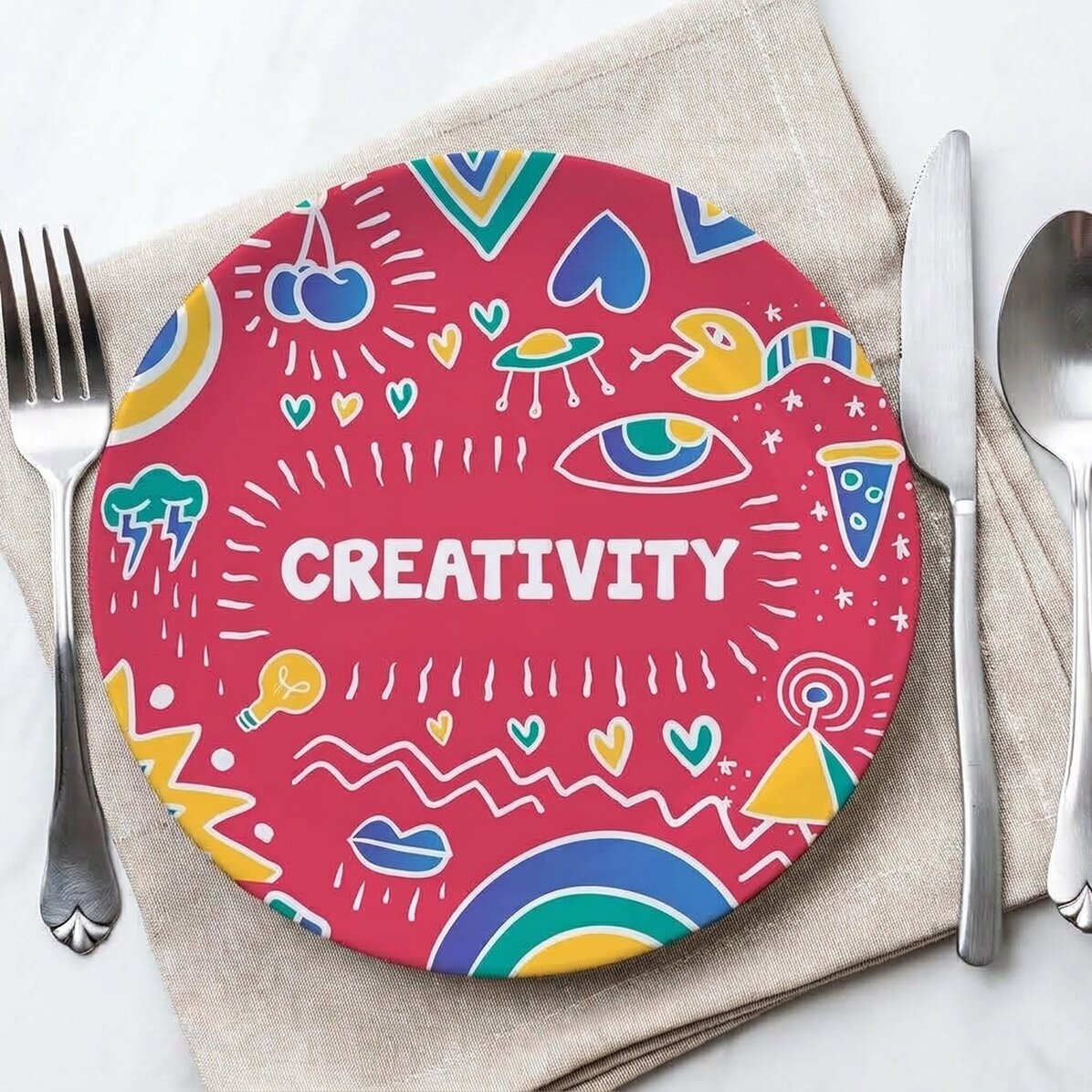 Gepersonaliseerd bord met tekst - creARTive