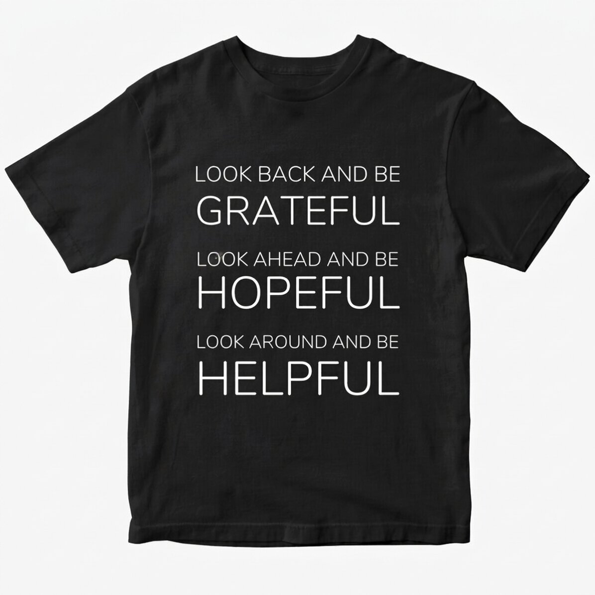 T-shirt met eigen tekst - portret