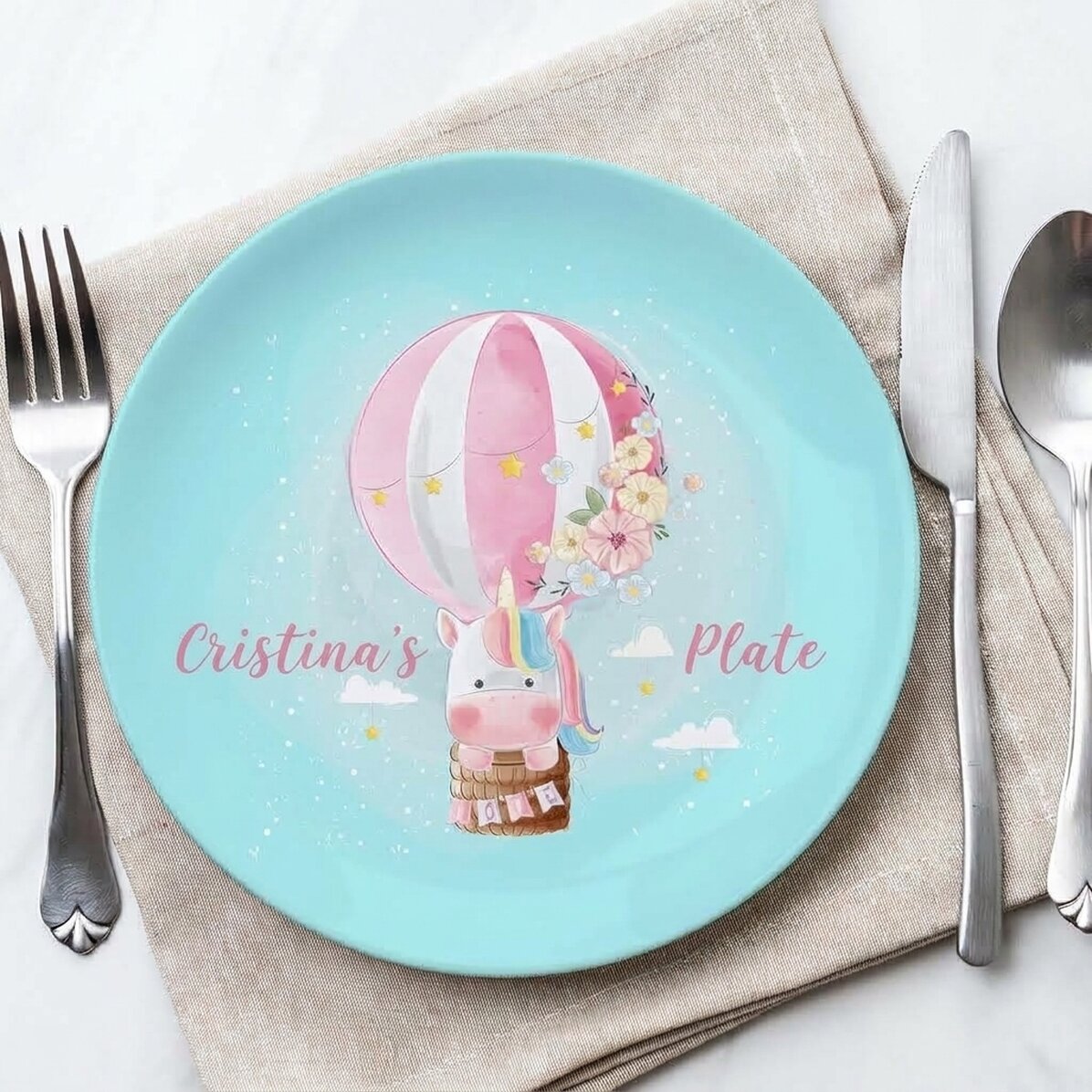 Gepersonaliseerd bord met tekst - Balloon