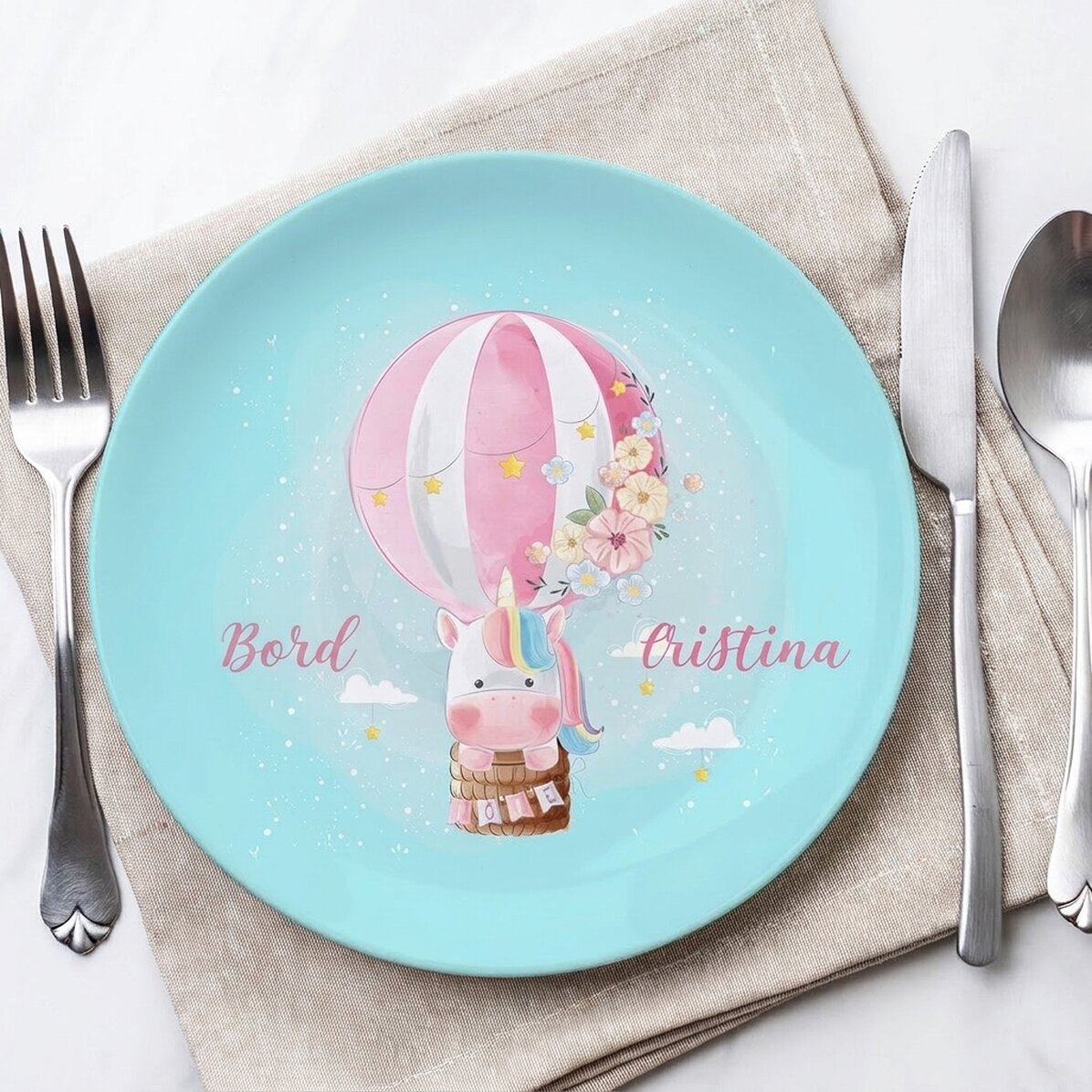Gepersonaliseerd bord met tekst - Balloon