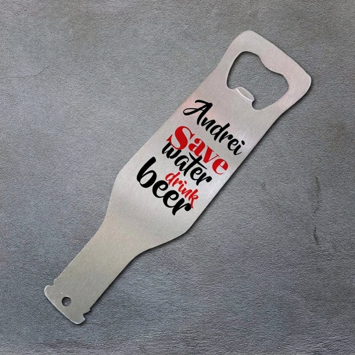 Gepersonaliseerde bieropener - Drink beer