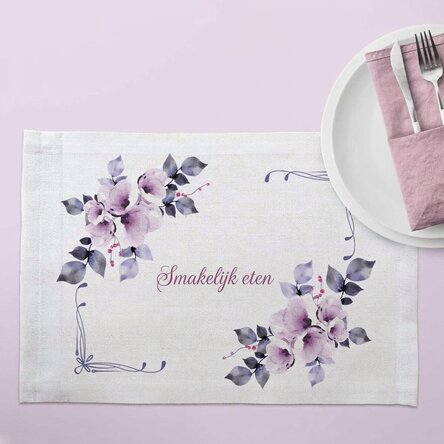 Gepersonaliseerde bordhouder - Eet smakelijk