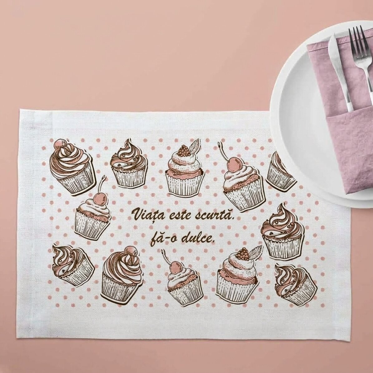 Gepersonaliseerde bordhouder - Sweet life