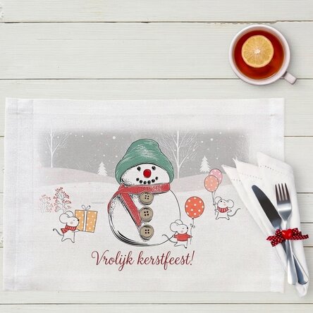 Gepersonaliseerde bordhouder - Merry Christmas!