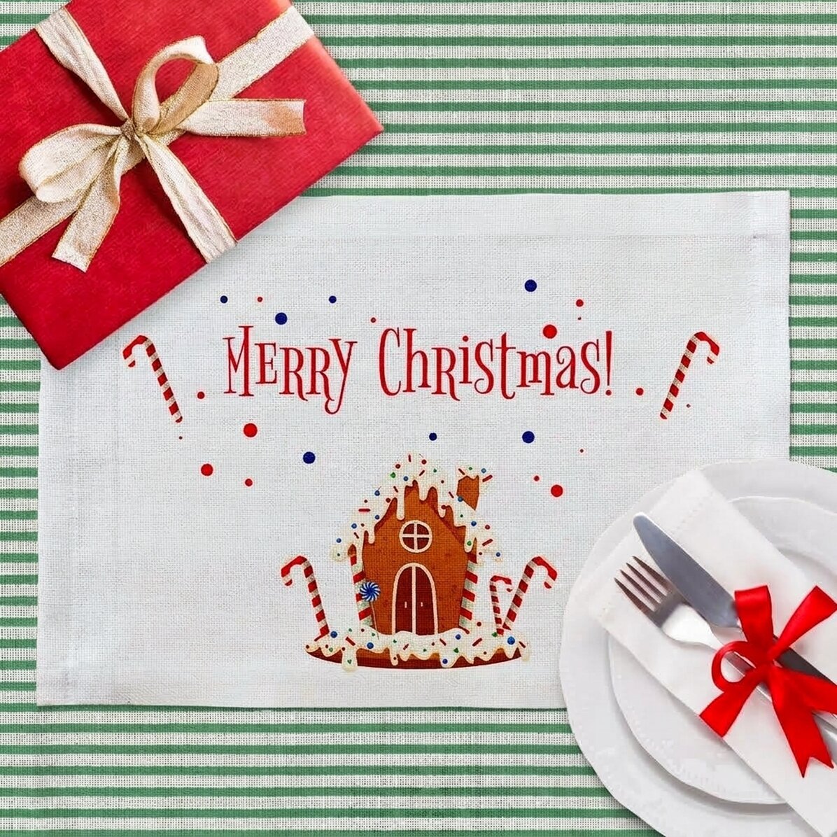 Gepersonaliseerde bordhouder - Gingerbread