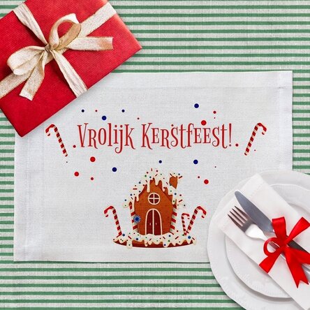 Gepersonaliseerde bordhouder - Gingerbread