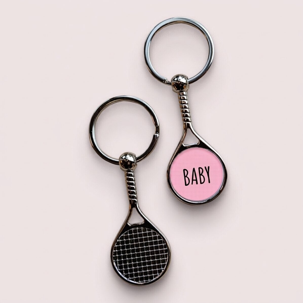 Gepersonaliseerde sleutelhanger met tekst - Baby