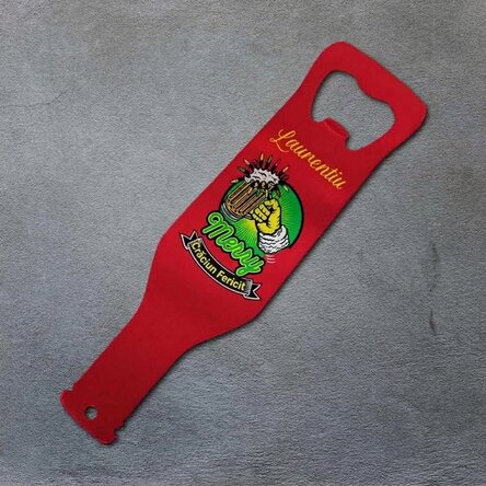 Gepersonaliseerde bieropener - Merry Christmas