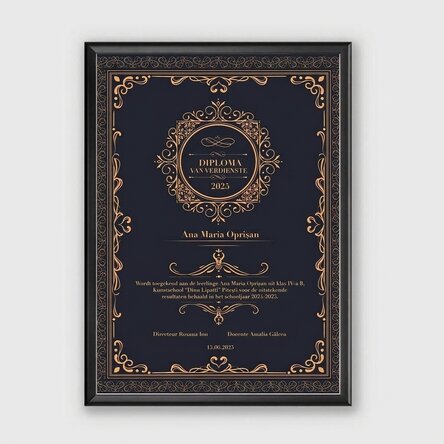 Gepersonaliseerd schilderij - Diploma