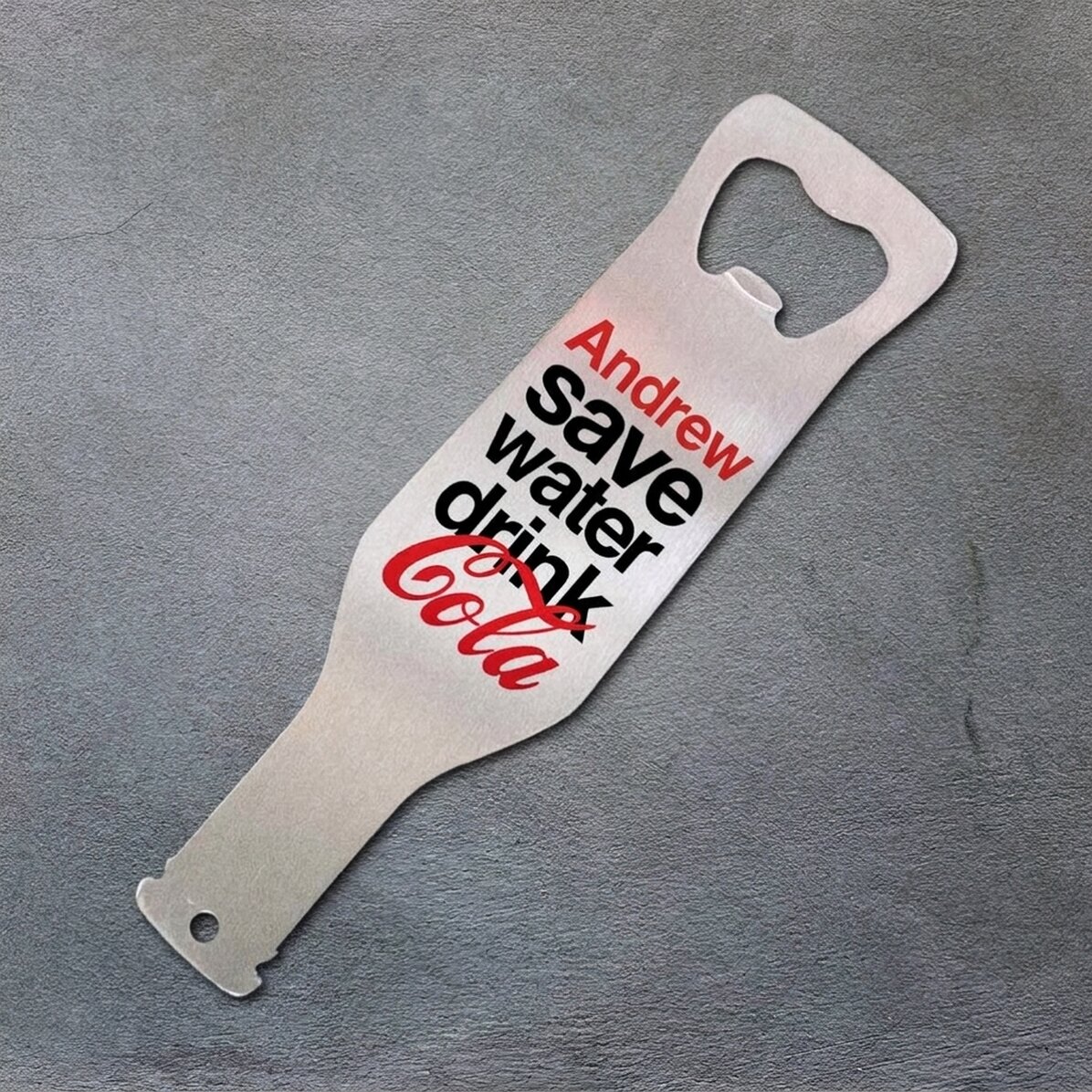 Gepersonaliseerde drankopener - Save Water, Drink Cola
