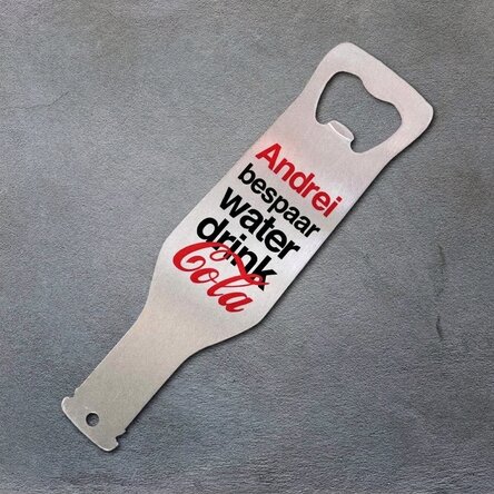 Gepersonaliseerde drankopener - Save Water, Drink Cola