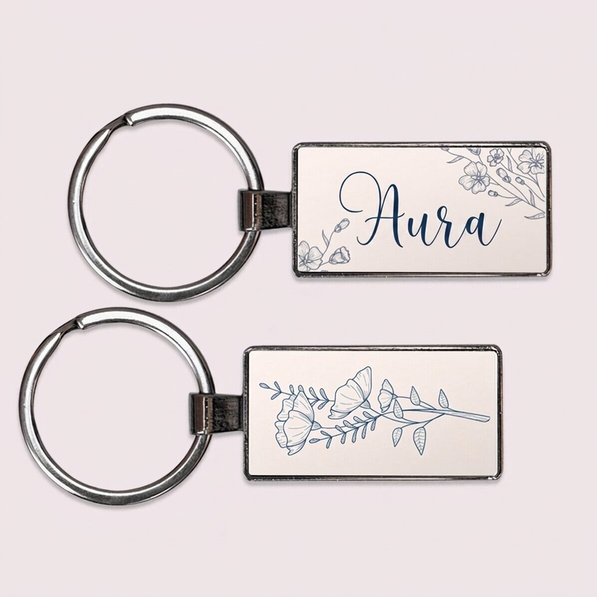 Gepersonaliseerde sleutelhanger met naam
