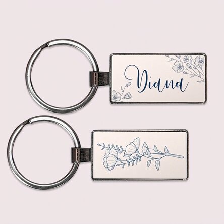 Gepersonaliseerde sleutelhanger met naam