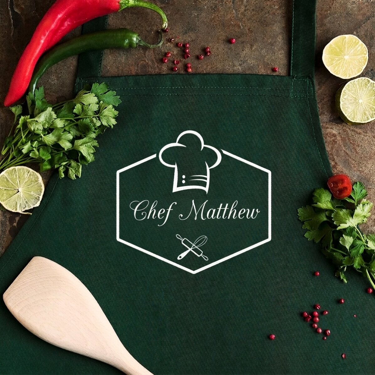 Gepersonaliseerd assortiment met tekst - Chef