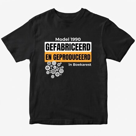 Gepersonaliseerd T-shirt - model Bouwjaar