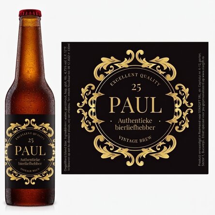 Bier met gepersonaliseerde tekst - Bierliefhebber