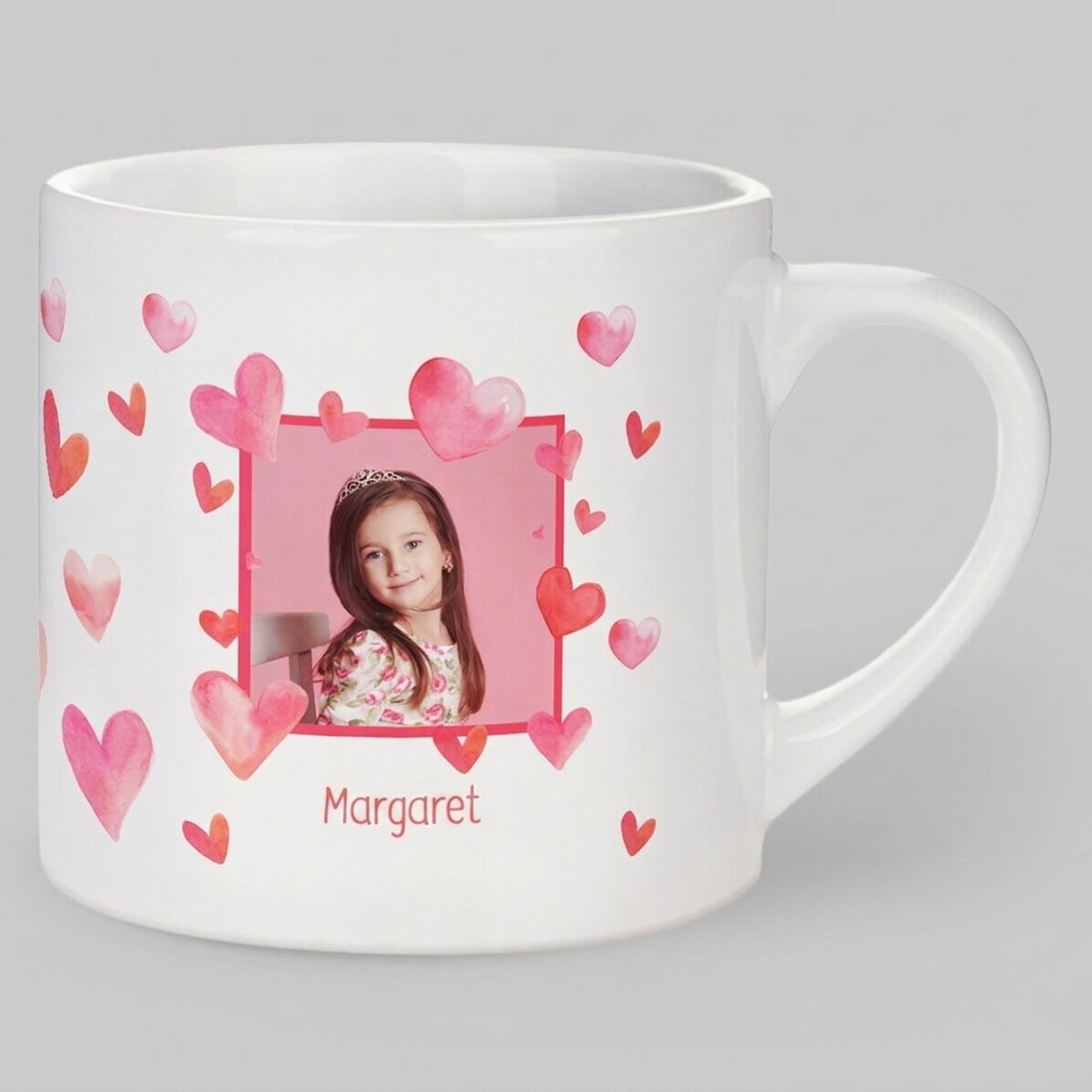 Gepersonaliseerde beker voor kinderen - Hearts