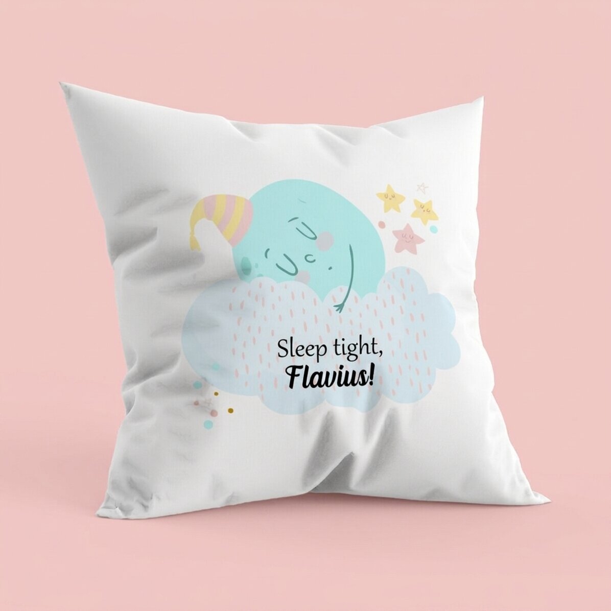 Gepersonaliseerd kussen met tekst - Sweet dreams