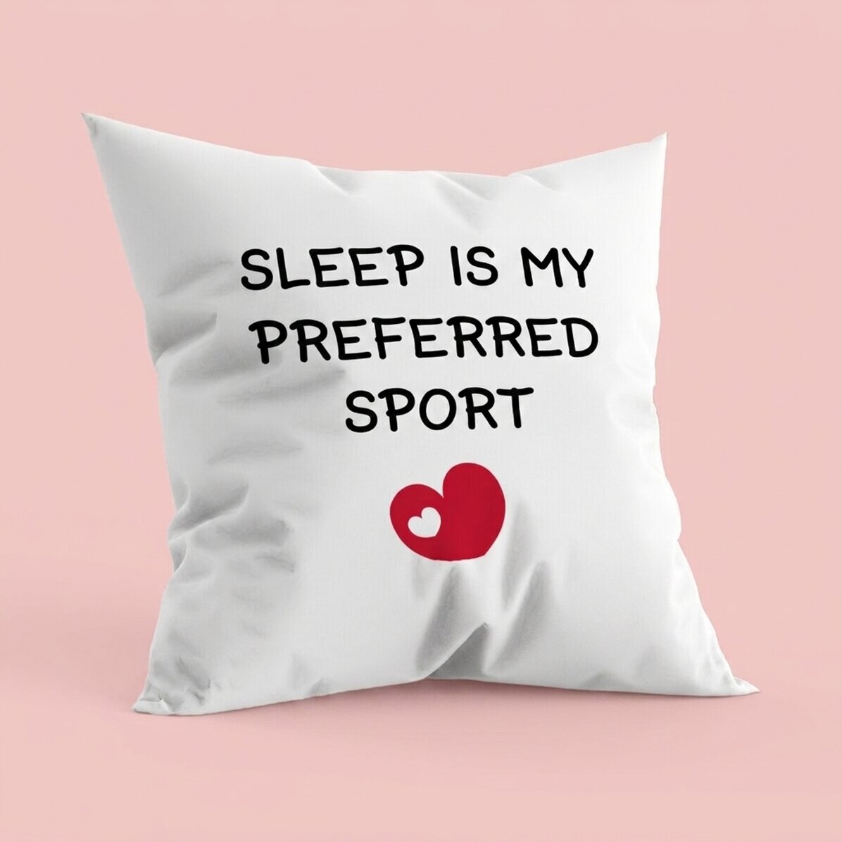 Gepersonaliseerd kussen met tekst - Favoriete sport