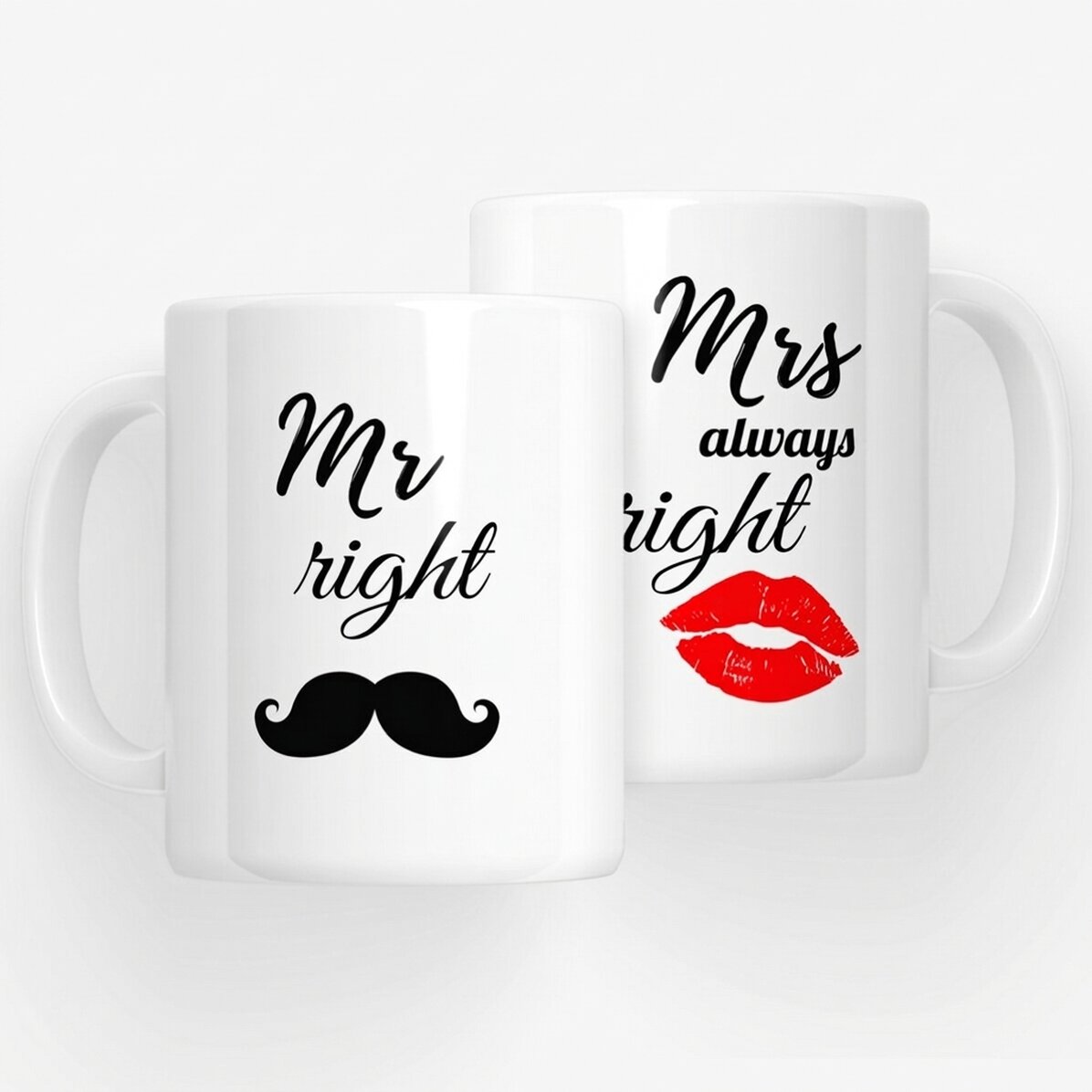 Mokken voor koppels - Mr Right en Mrs Always Right