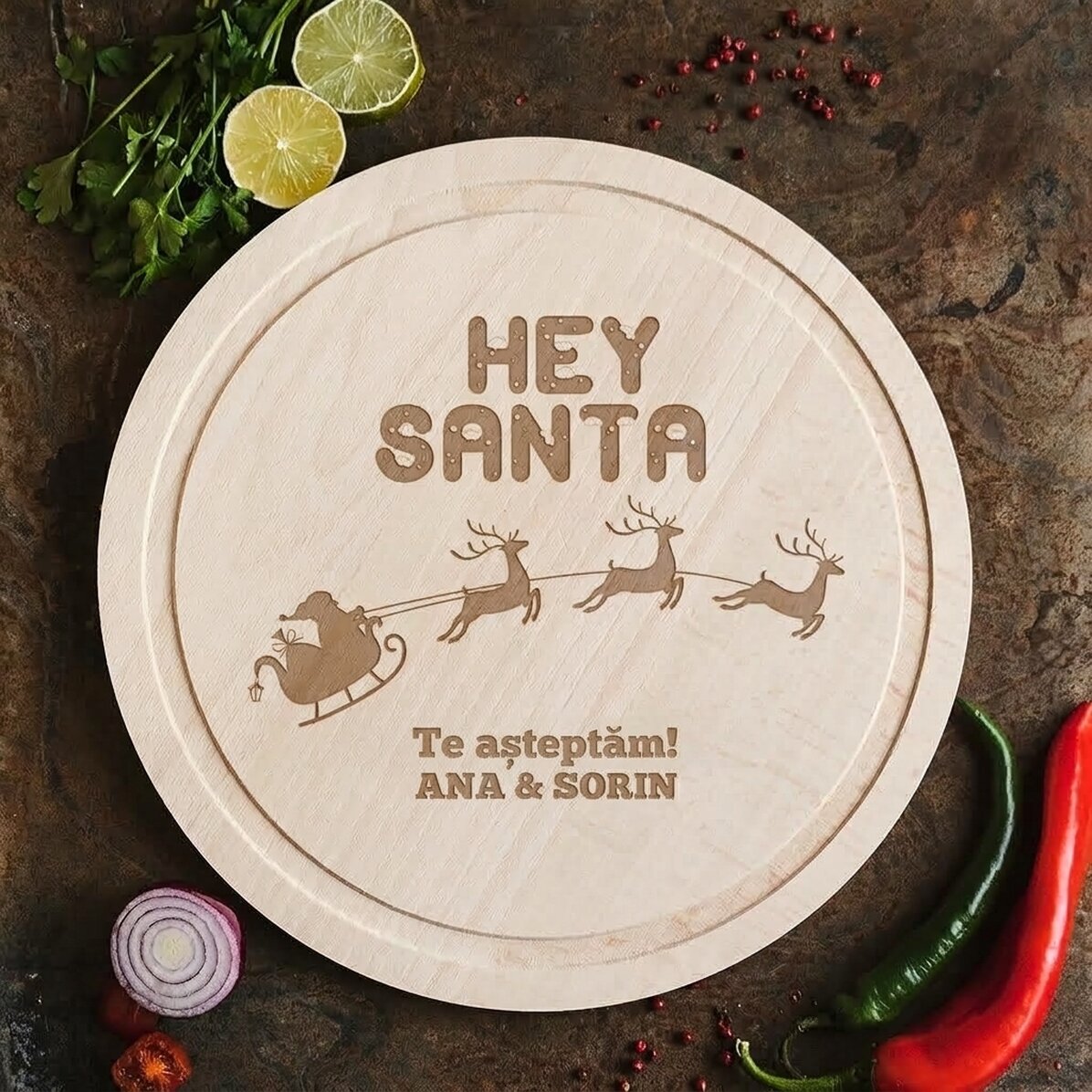 Op maat gemaakte ronde hakselaar - Hey Santa