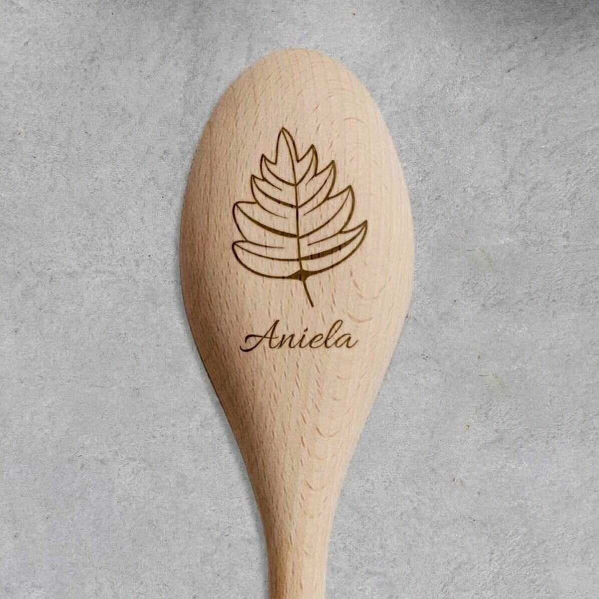 Gepersonaliseerde houten lepel - Herfstsmaken