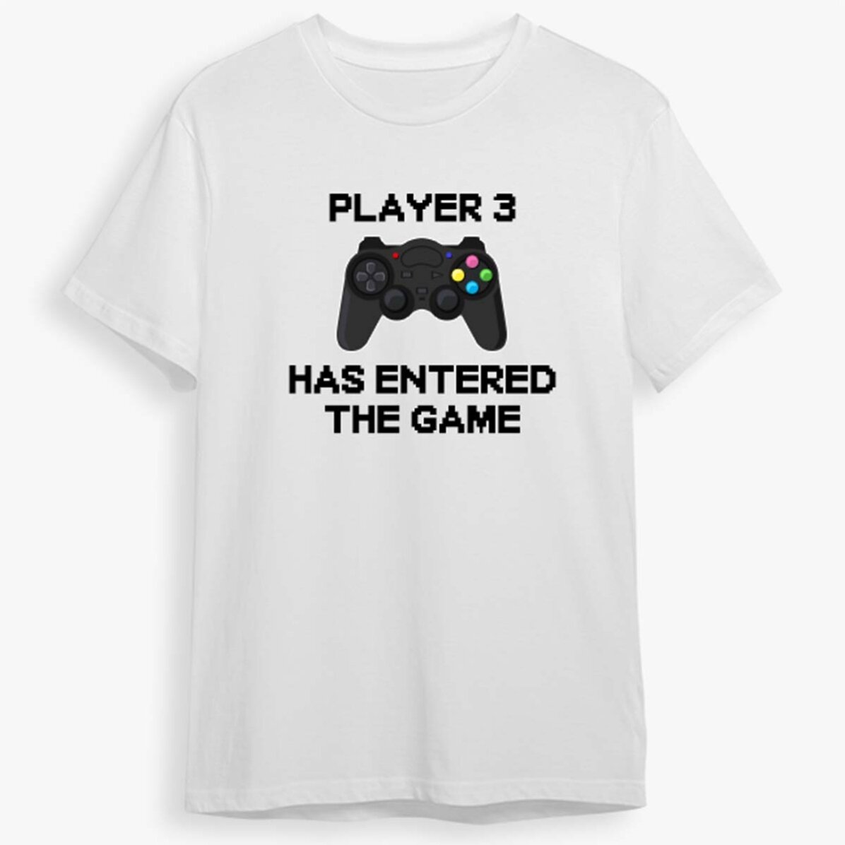 Gepersonaliseerd katoenen T-shirt voor kinderen/volwassenen - Videogames