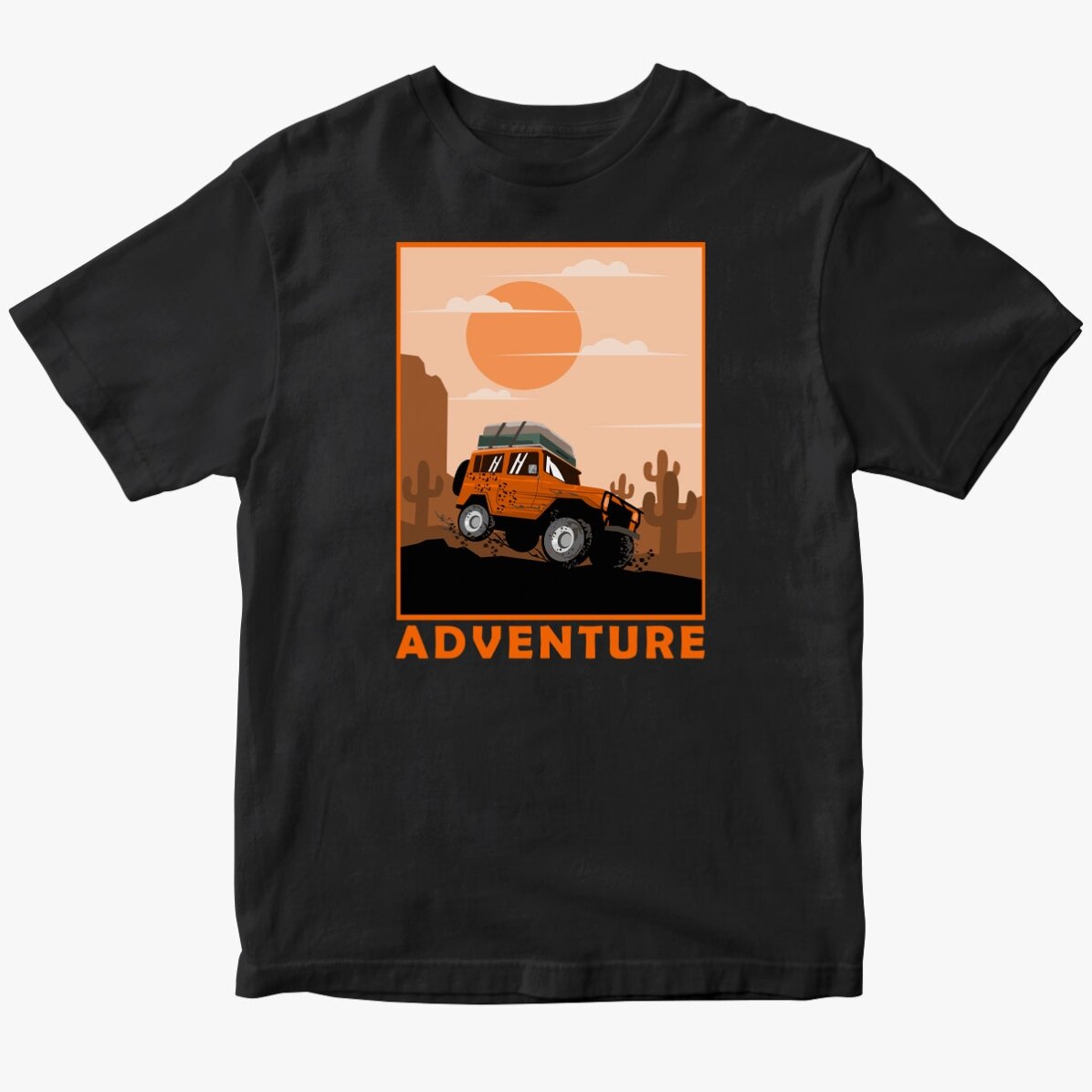 Gepersonaliseerd katoenen T-shirt voor kinderen - Adventure