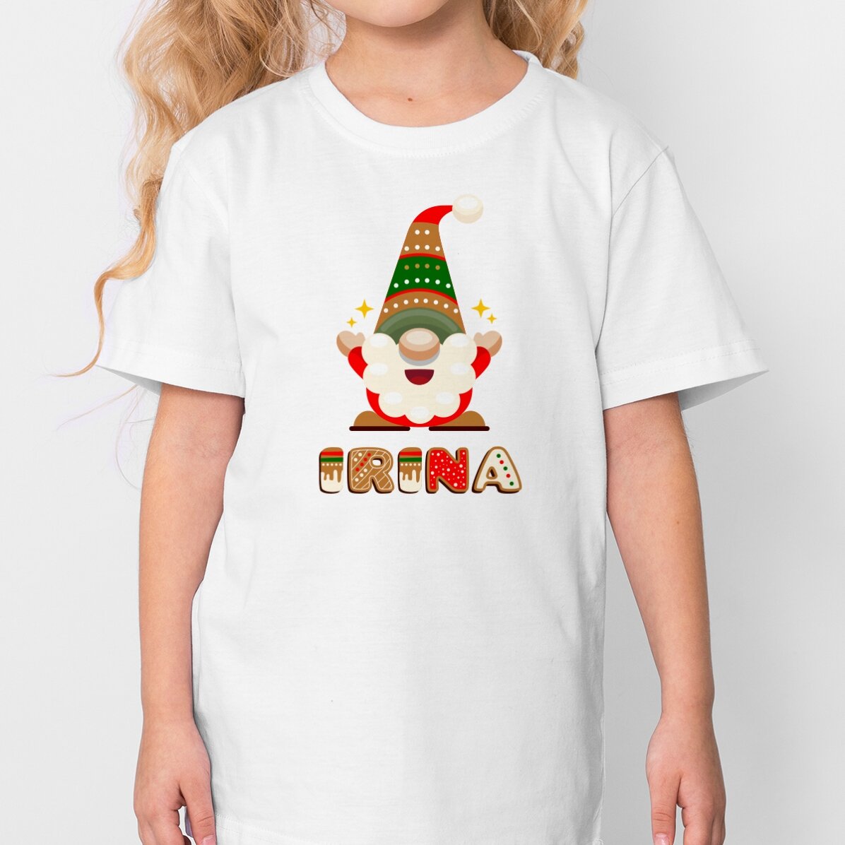 Personalised cotton T-shirt for children with name