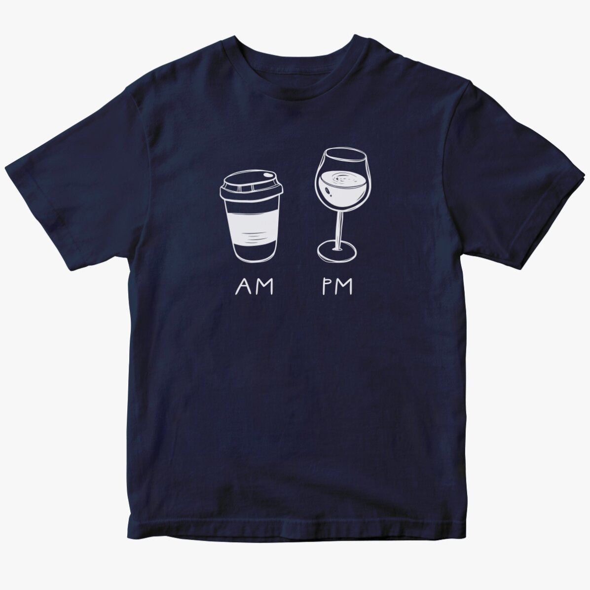 Gepersonaliseerd katoenen T-shirt - AM/PM