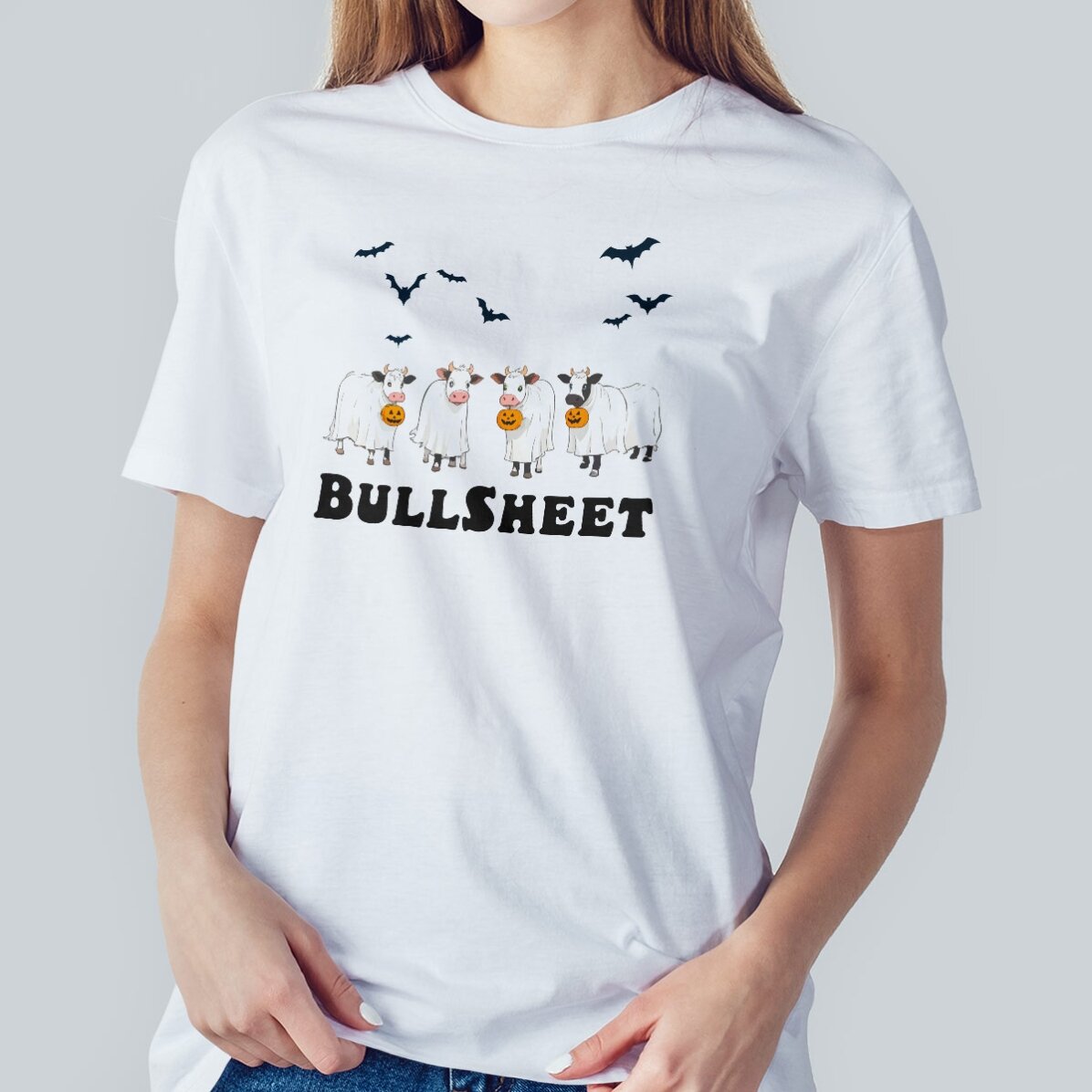 Katoenen T-shirt met gepersonaliseerde tekst - BullSheet