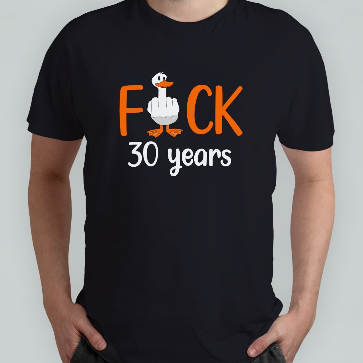 Katoenen T-shirt met gepersonaliseerde tekst - Duck