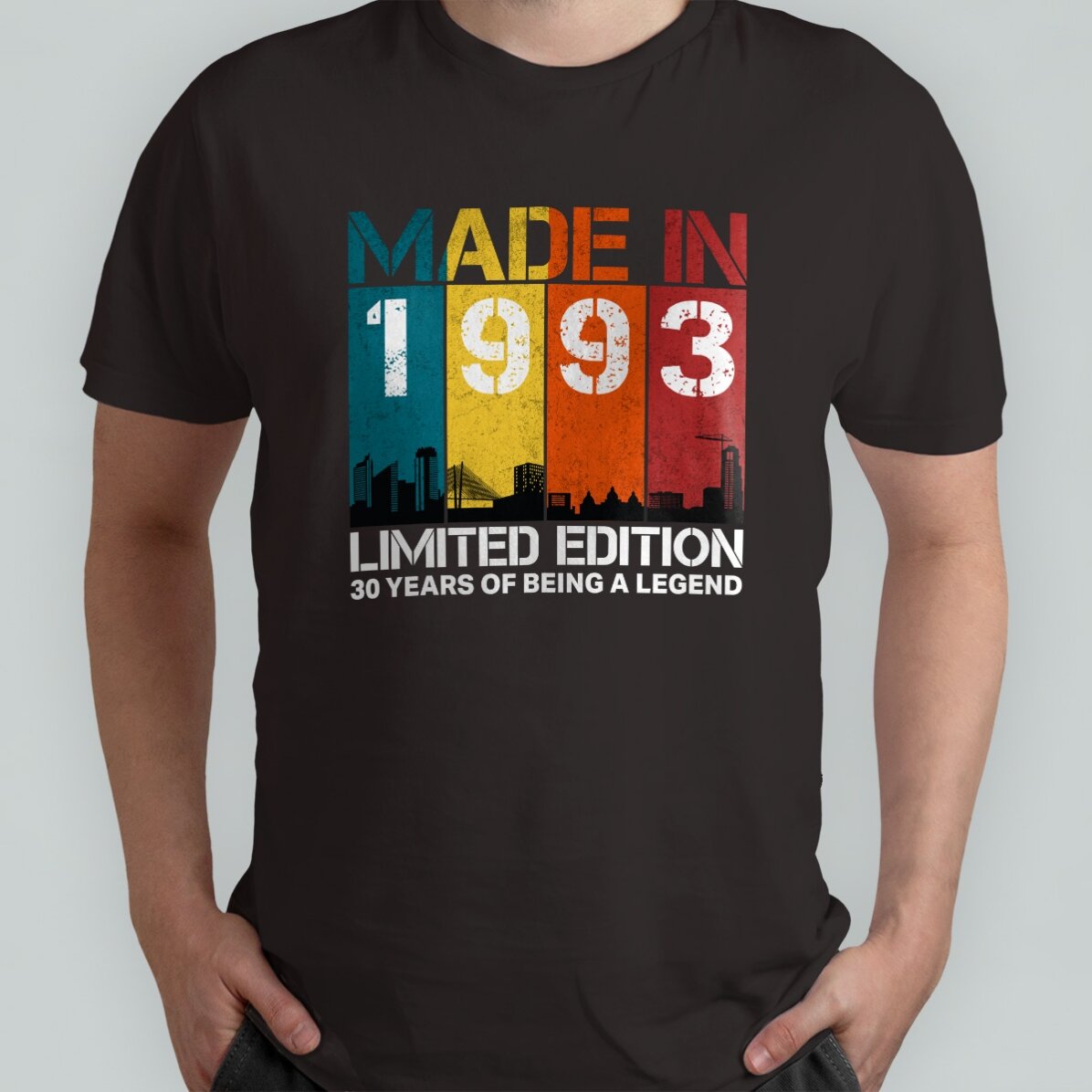 Katoenen T-shirt met gepersonaliseerde tekst - Made in