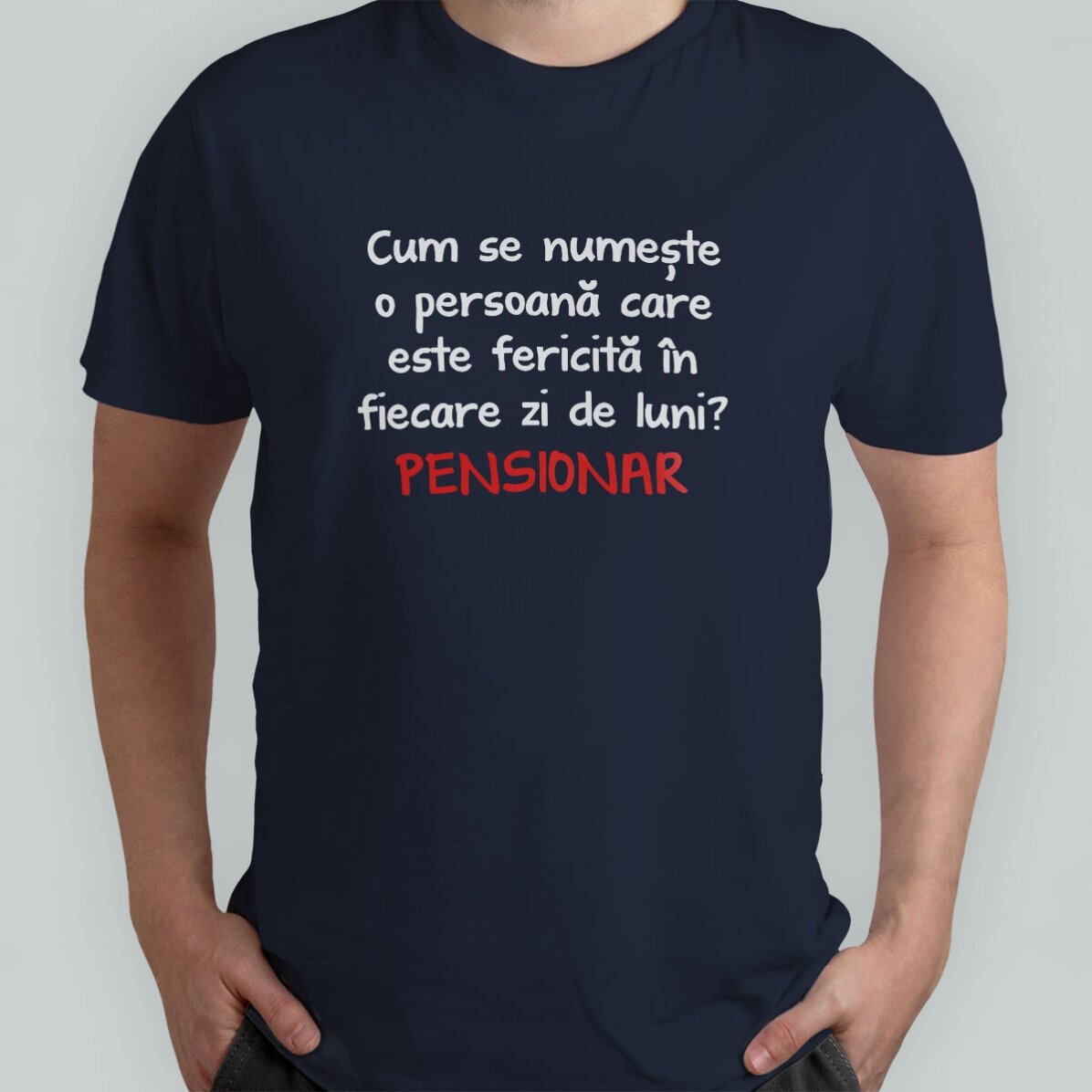 Katoenen T-shirt met gepersonaliseerde tekst - Gepensioneerde