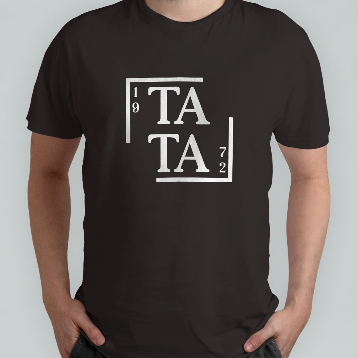 Custom cotton T-shirt with text - Dad