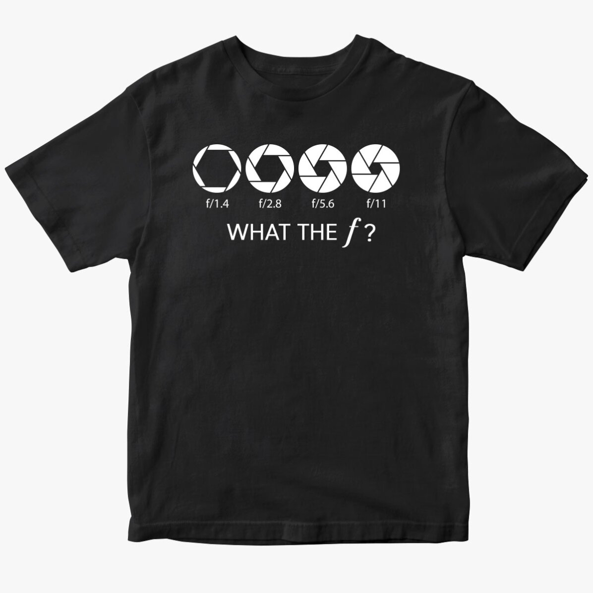 Gepersonaliseerd katoenen T-shirt voor een fotograaf