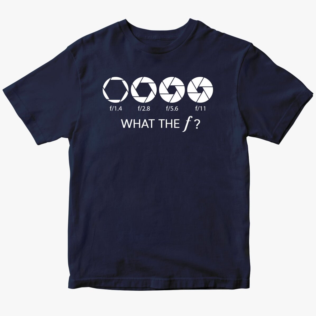 Gepersonaliseerd katoenen T-shirt voor een fotograaf