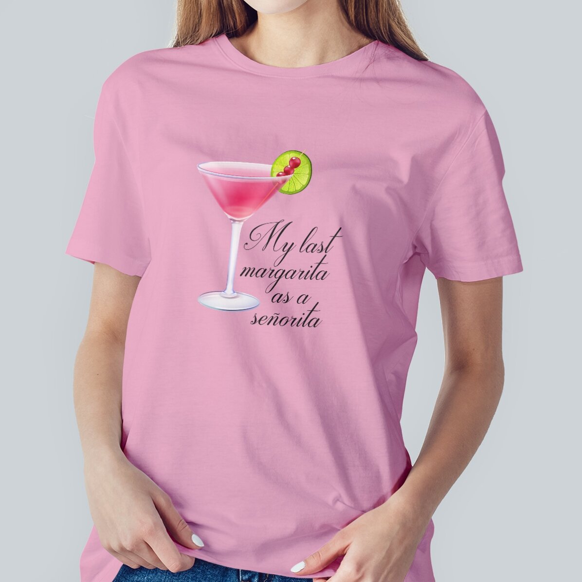 Gepersonaliseerd katoenen T-shirt voor de aanstaande bruid - Margarita