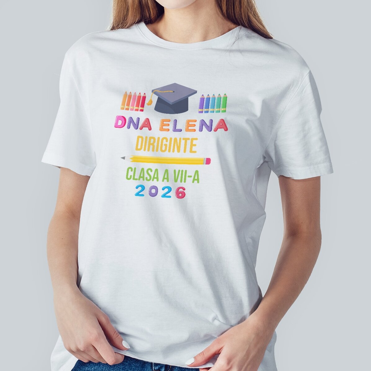 T-shirt met eigen tekst - Afstuderen
